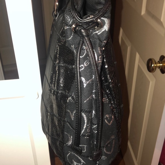 Bebe Black & silver shoulder bag🖤🤍 - Picture 4 of 7